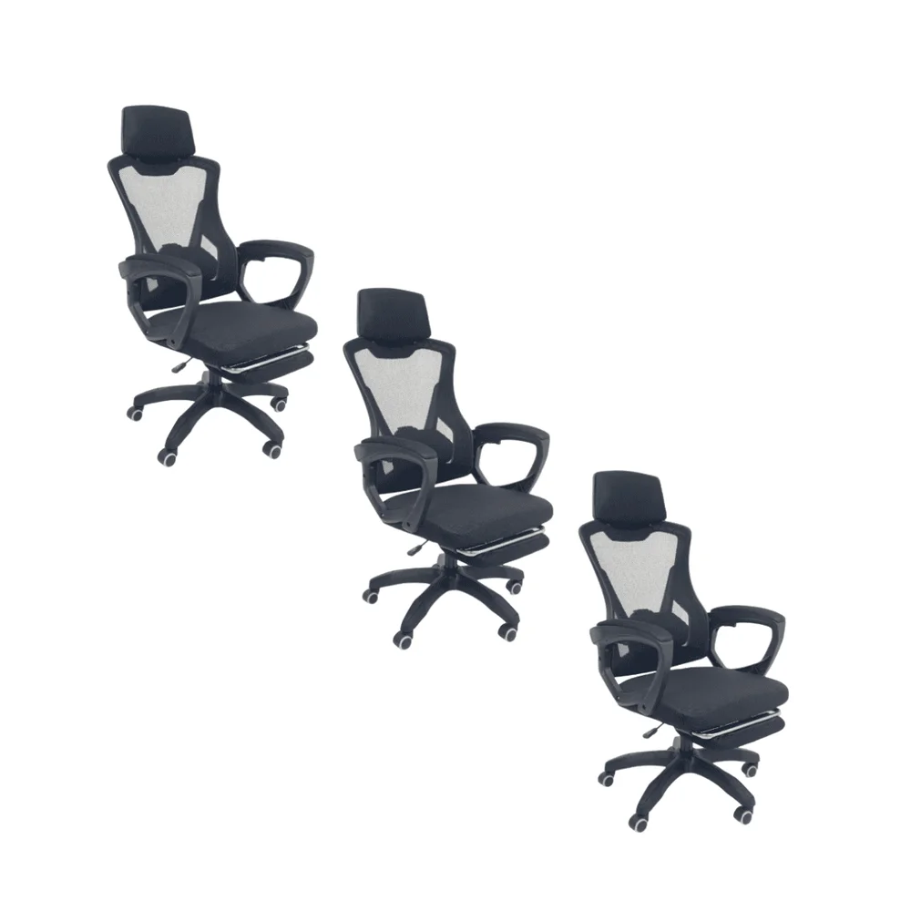 Cadeira De Escritório Presidente Oficial Supreme - Preto - 3