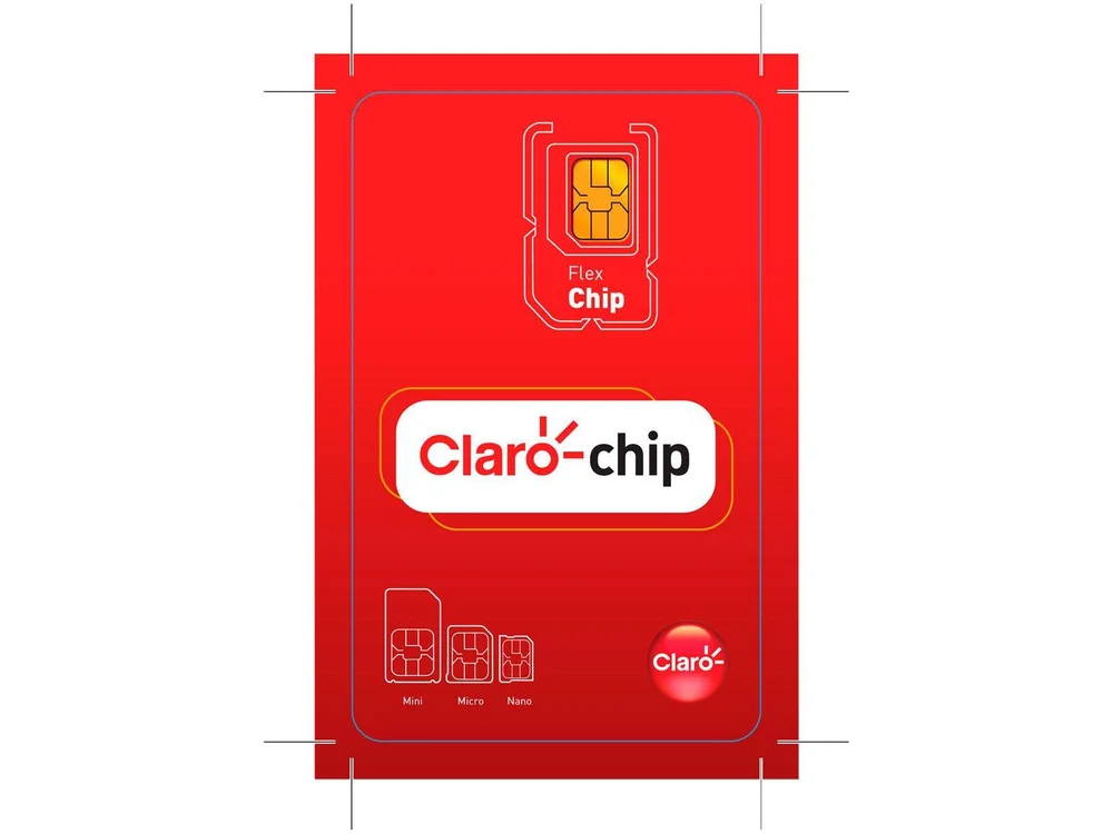 Claro Controle Fácil 3GB + Minutos Ilimitados Para Todo Brasil