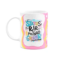 Caneca Divertida - Status, Rir Para Não Chorar