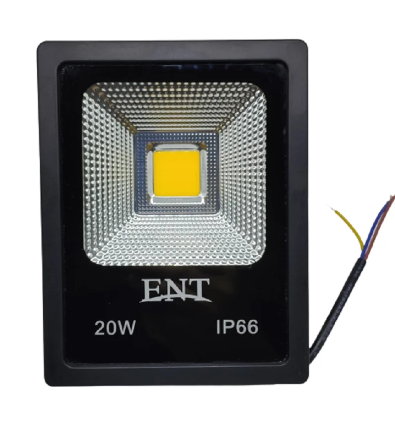 Refletor LED 20w 3000k Ent Resistente Água Luz Branco Quente