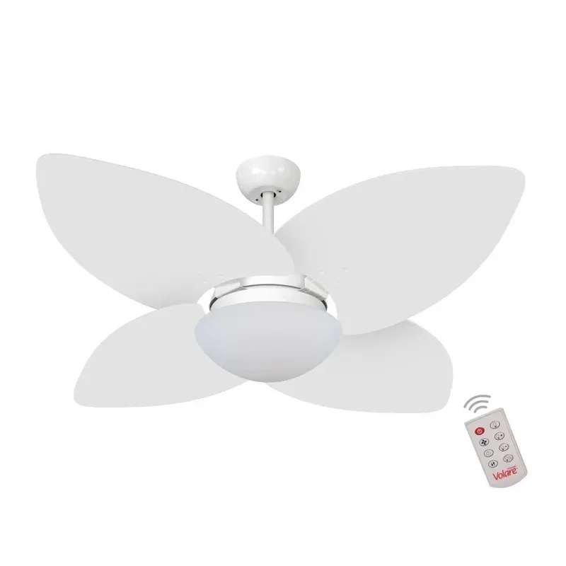 Ventilador De Teto Dormamu Cobre 4 Pás Branco 127v