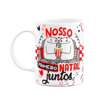 Caneca Jps Info Flork Natal, Nosso Primeiro Natal Juntos