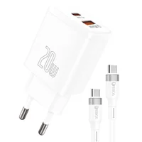 Carregador 20w Turbo Branco Para Iphone 16 Pro