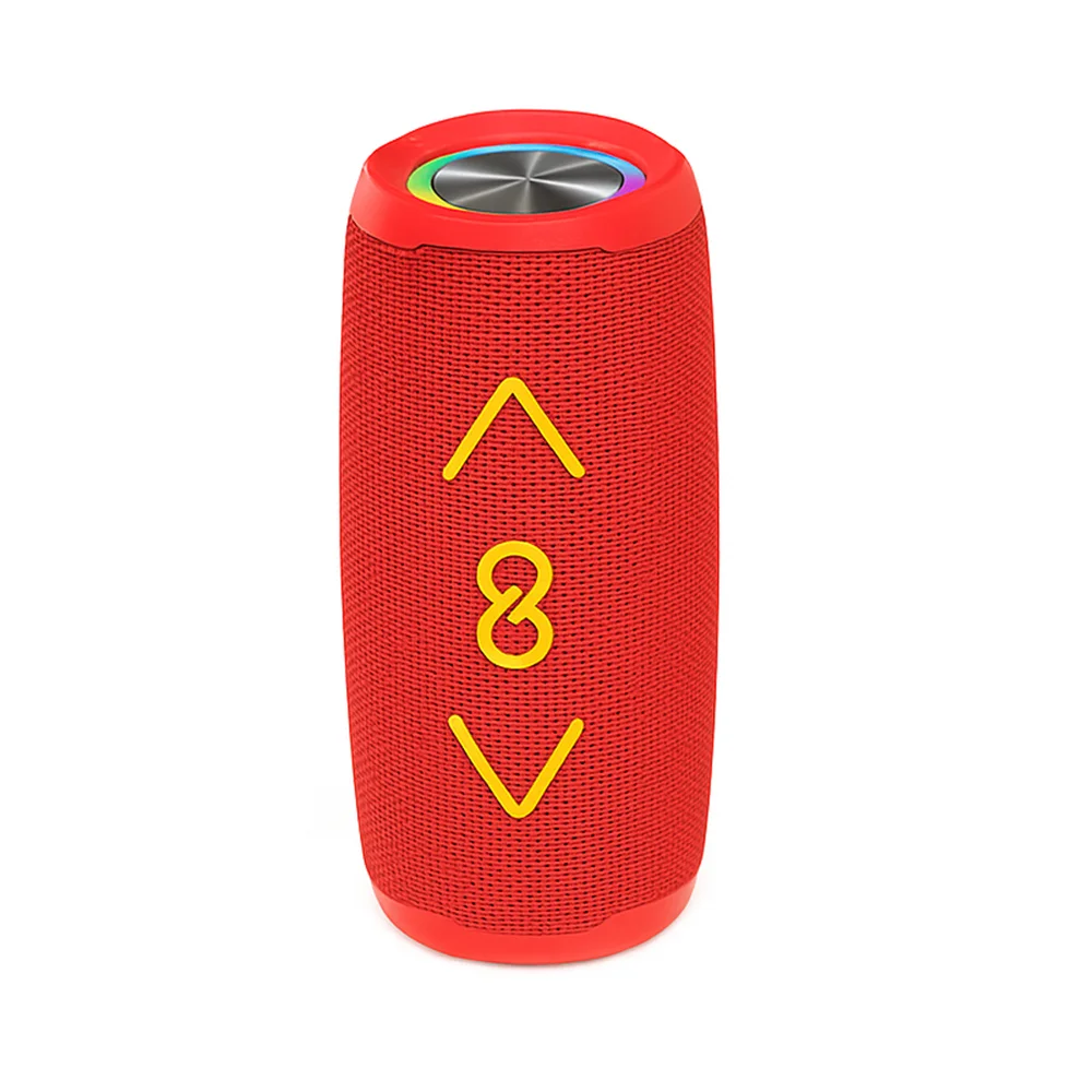 Speaker S450 À Prova D’água Com Graves Reforçados E Bluetooth Estável Cor:vermelho