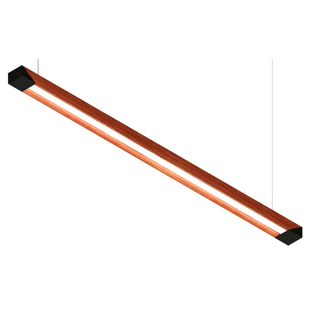 Luminária Pendente LED Madrid 18w Em Madeira De Demolição