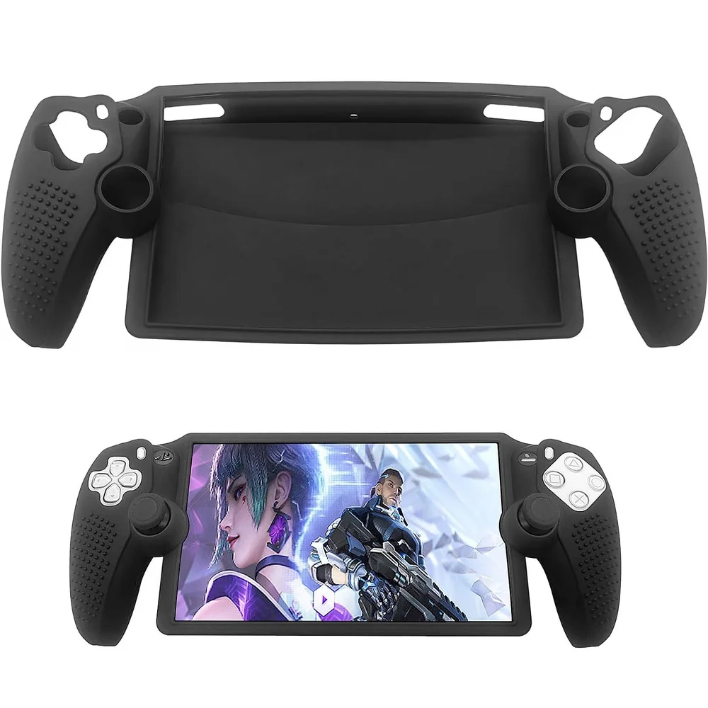 Capa Protetora Silicone Para Playstation Ps Portal Preta