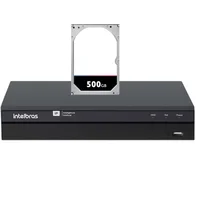 Gravador De Vídeo Ip Nvr 16 Canais 4k Invd 1016 Intelbras 500gb