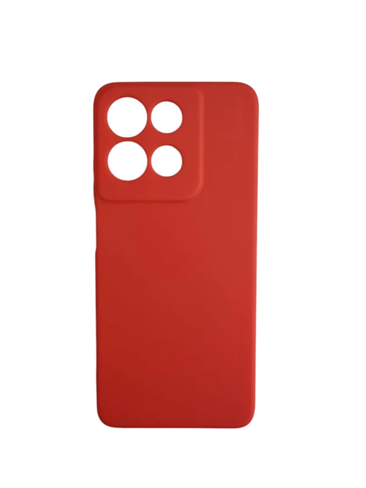 Capa Capinha Case Silicone Aveludado Para Moto G15 Vermelho