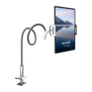 Suporte Tablet Lamicall Gooseneck Braço Flexível Cinza