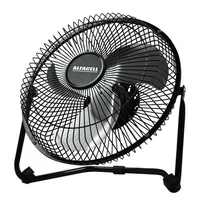 Mini Ventilador de Mesa Alfacell, 24cm, 3 Pás, Preto