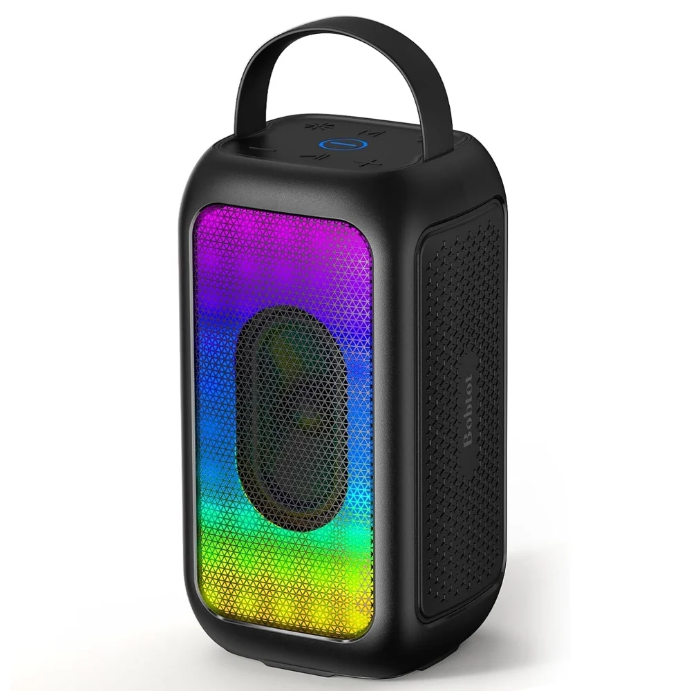 Caixa De Som Bluetooth Bobtot Ep20 Portátil Preta