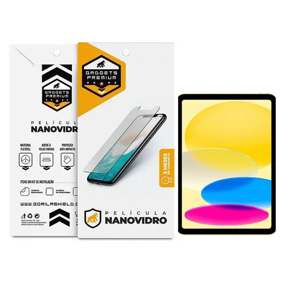 Película Gshield Para Ipad 2022, 10.9 - Nano Vidro