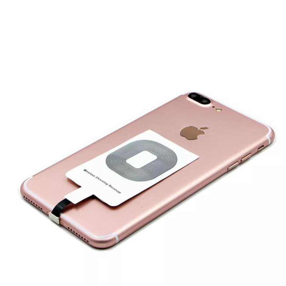 Carregador Celular Wireless Qi Sem Fio Iphone Ios Preto