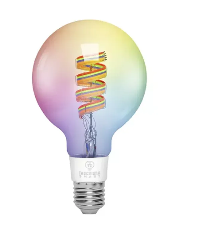 Lâmpada De Filamento Wifi Retro LED RGB Taschibra 6w Smart Inteligente