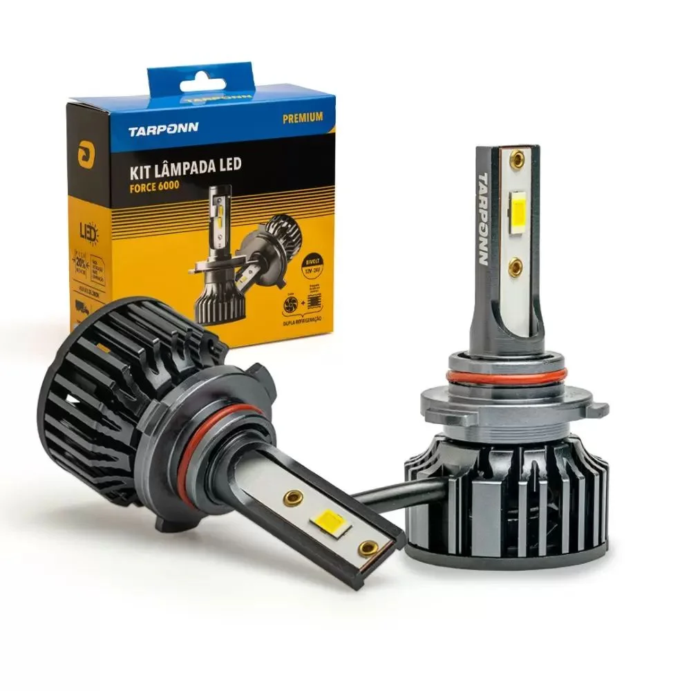 Kit Lampada LED Force 6000 Premium Hb3/ Hb4 - Tp-6139