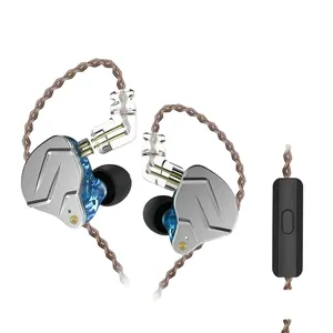 Fones De Ouvido Kz Zsn Pro 1ba 1dd Híbrido Drive In Ear Hifi Metal Bass Zsnpro Cinza Nomic.