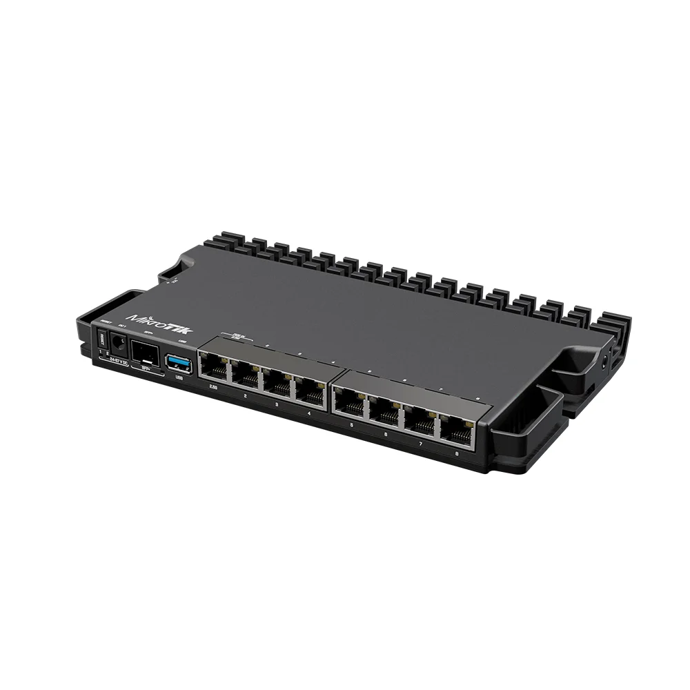 Roteador Mikrotik Routerboard, Gigabit Ethernet, 10GBPS, 1.4GHz, L5 S/NFE - RB5009UG+S+IN