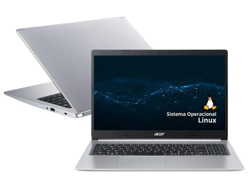 Notebook Acer Aspire 5 A515-45-R478 AMD Ryzen 5 16GB 15,6” Full HD Linux NX.AYDAL.00R