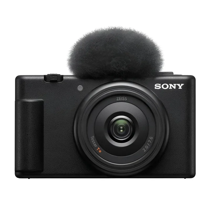 Câmera Fotográfica Sony Zv-1f Ideal Para Vlogs Preta