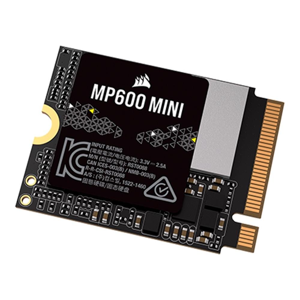 SSD Corsair MP600 PRO NH, 1TB, PCIe Gen 4.0 x4 NVMe M.2, Leitura: 7000MB/s e Gravação: 5700MB/s, Preto - CSSD-F1000GBMP600PNH
