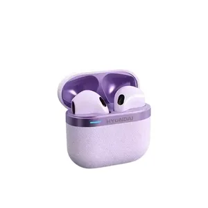 Fones De Ouvido Hyundai Hy-t02 Pro Sem Fio Bluetooth Com Microfone Roxo