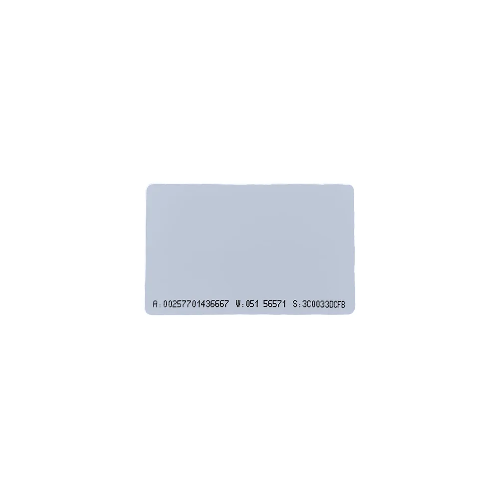 Cartão Iso Rfid 125 Khz Idex - 10 Unidades