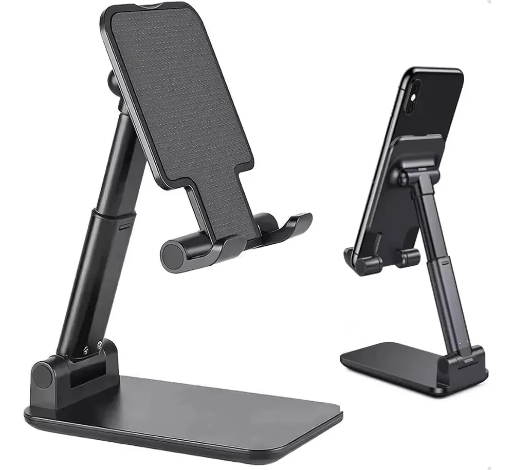 Suporte Para Celular E Tablet De Mesa, Dobrável, Ajustável