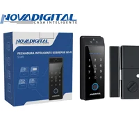 Fechadura Smart Sobrepor Reconhecimento Facial Nova Digital Sm-star