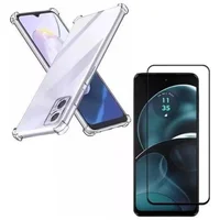 Capa Capinha Moto G14 Anti Impactos + Pelicula De Vidro 3d Para Moto G14