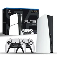 Console Gamer Rs5 Retrô 4k + 2 Controles Sem Fio | Até 30.000 Jogos | HDMI