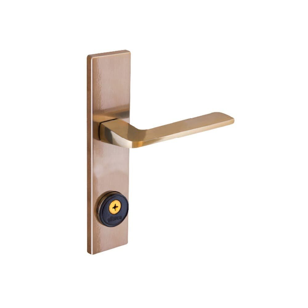 Fechadura Ultra Line Tetra Chave 5230 Bl Bronze Latonado 55mm Aliança