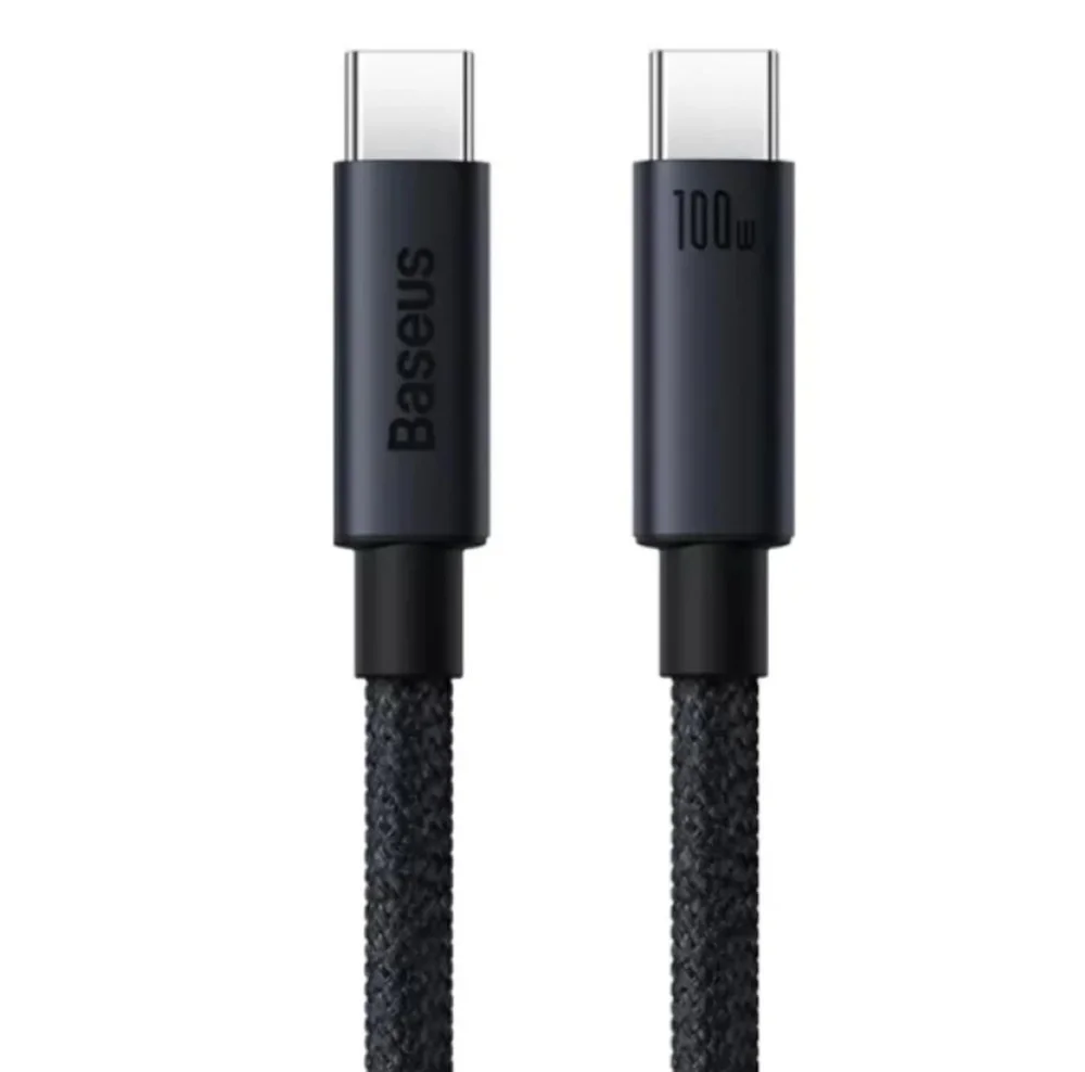 Cabo Usb Tipo C Para Tipo C Carregamento Rápido 100w