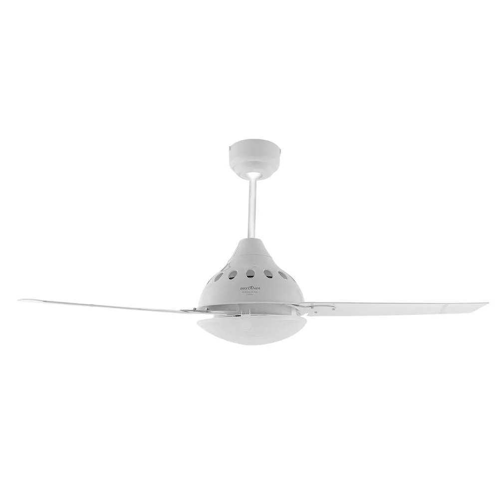 Ventilador de Teto Britânia Cancun, 3 Velocidades, 110V, Branco - BVT01B