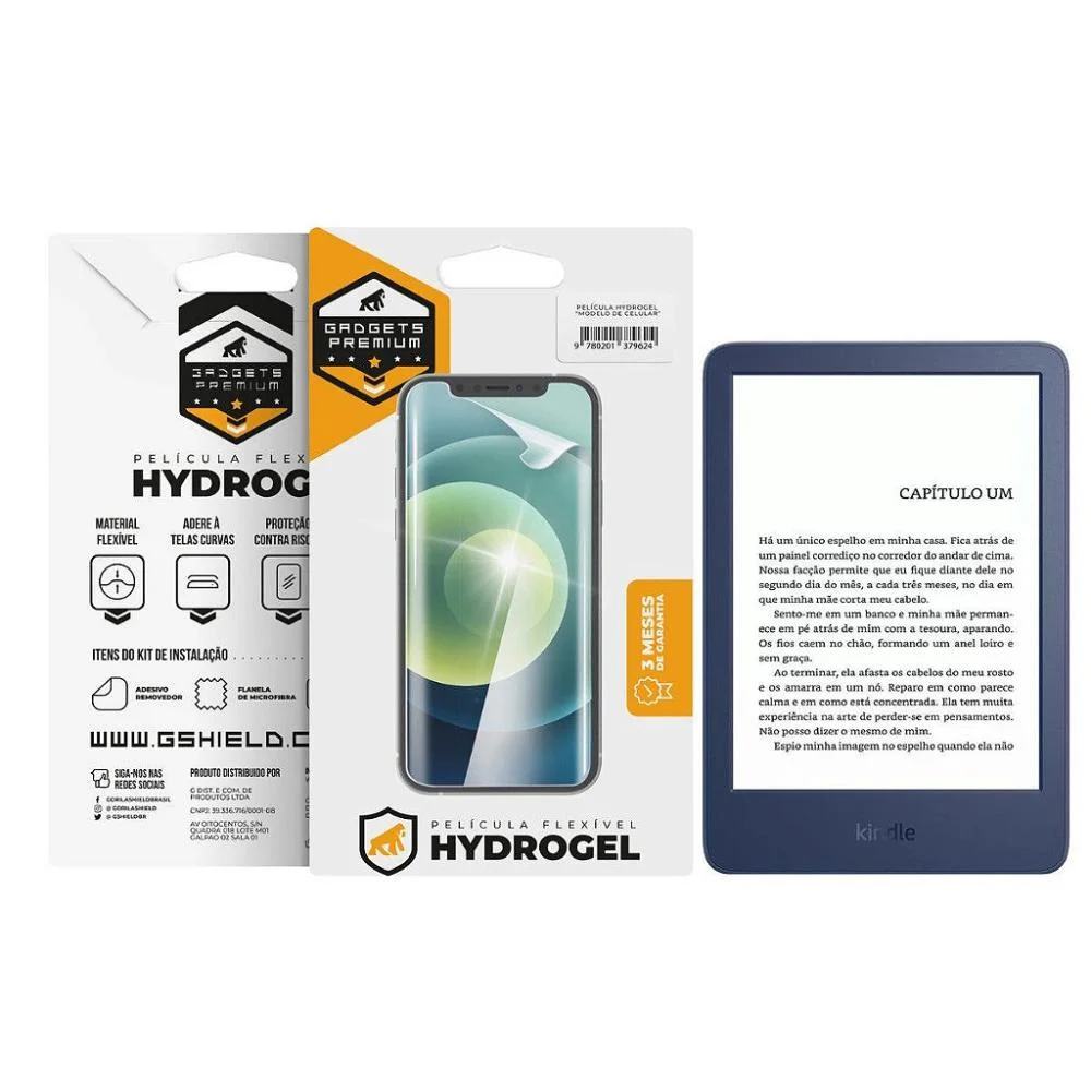 Película Gshield Hydrogel Hd, Para Kindle Oasis 10ª Geração
