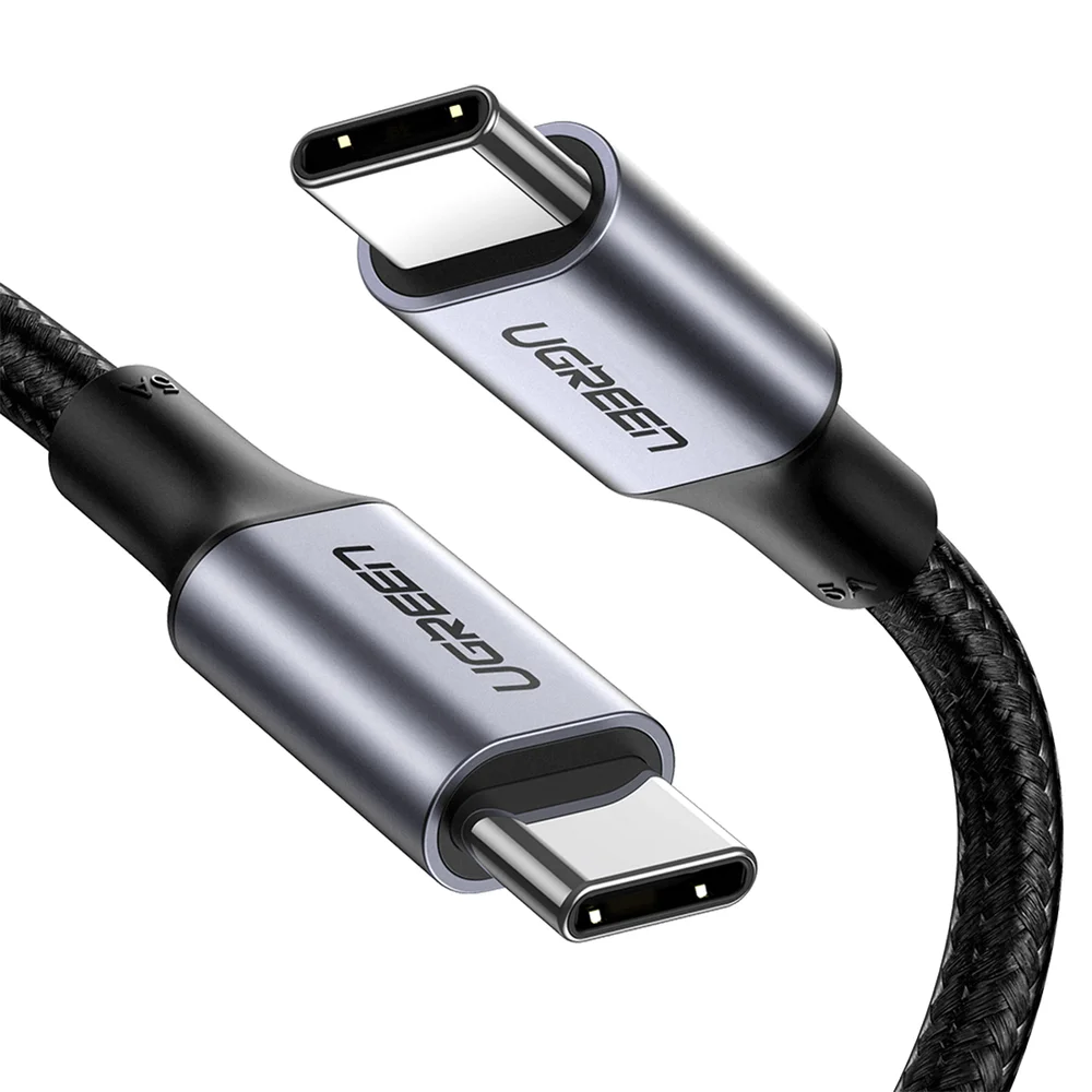 Ugreen Cabo Usb C Macho Macho Usb 2.0 Carga Rápida 5a 1m