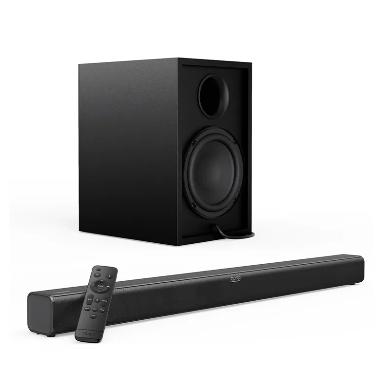 Soundbar Tribit S1 2.1 200w Subwoofer Bt 5.3 Controle Tv LED