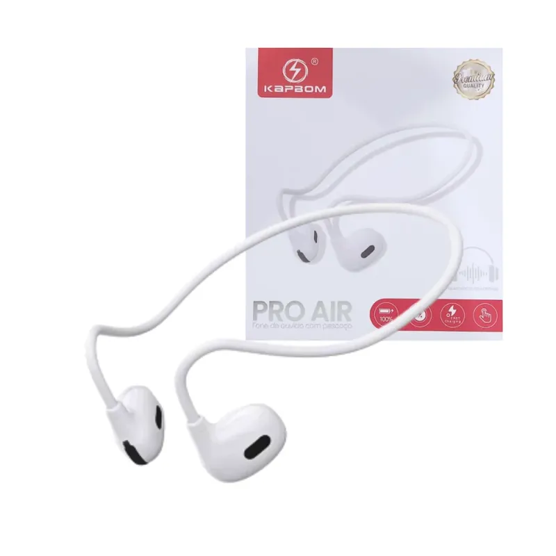 Fone De Ouvido Condução Indução Óssea Kapbom S6 Pro Air
