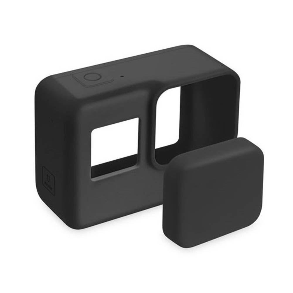 Capa Protetora E Lente Em Silicone Para Gopro 5/6/7