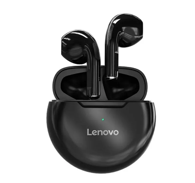 Fone De Ouvido Sem Fio Lenovo Ht38 Bluetooth 5.0 Cor Preto