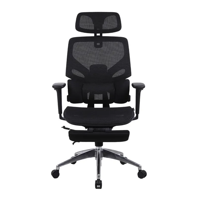 Cadeira Office XT-Office Presidente NR17, Até 130kg, Braço 4D, Ajustável, Preto - XTO-008