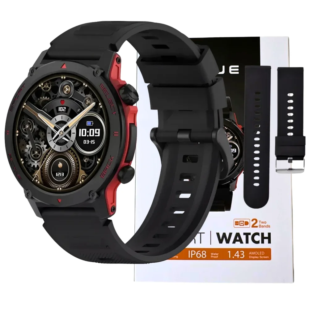 Relógio Inteligente Zw13 Amd Peje Android Ios Gps Chamadas Monitor Esportivo Bateria Longa Duração