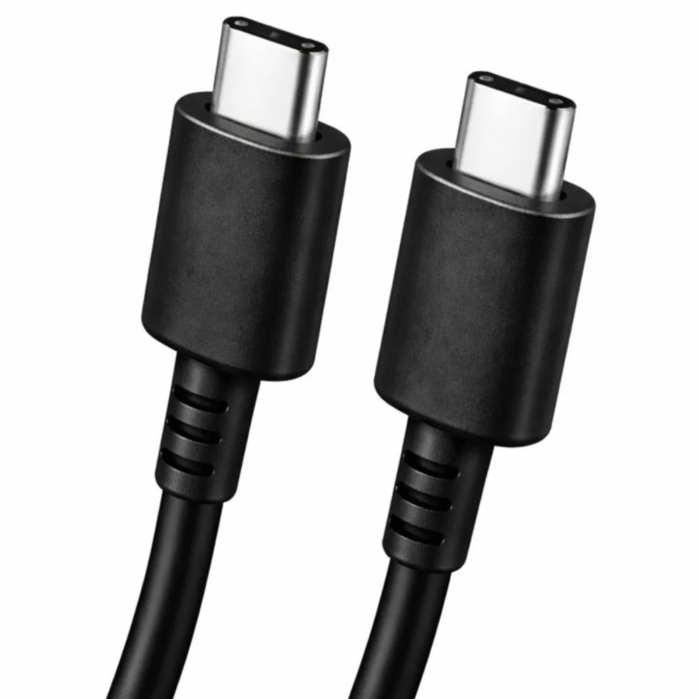 Cabo Usb Tipo C Tipo C 1m Carregamento Super Rápido Usb 3.0 Cor:preto