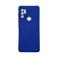 Capa Moto G60s Silicone Aveludada Protege Câmera Colorida Capinha Anti Impacto Moto G60s:azul Bic