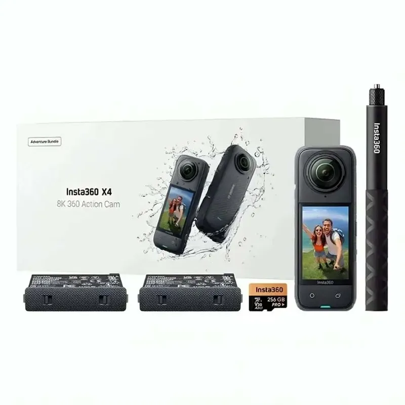 Câmera Filmadora De Ação Insta360 X4 Adventure Bundle
