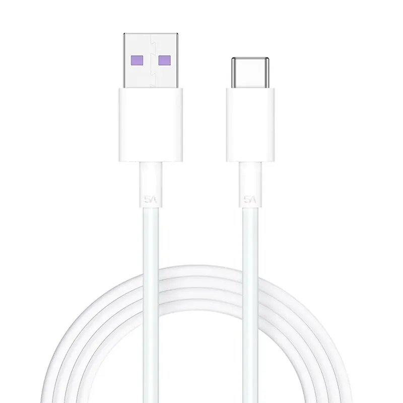 Cabo Usb A P/usb C Huntkey Macho Máx. 5a 1.2metro Branco