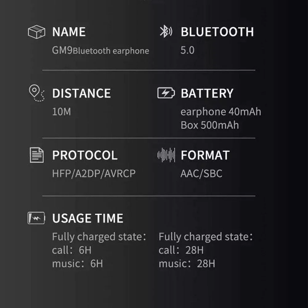 Fone De Ouvido Game Pro 9 Bluetooth Função Game/mus