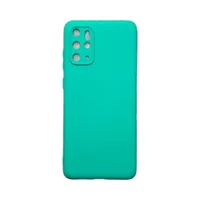 Capa Samsung S20 Plus Silicone Aveludada Protege Câmera Colorida Capinha Anti Impacto S20 Plus:verde Água