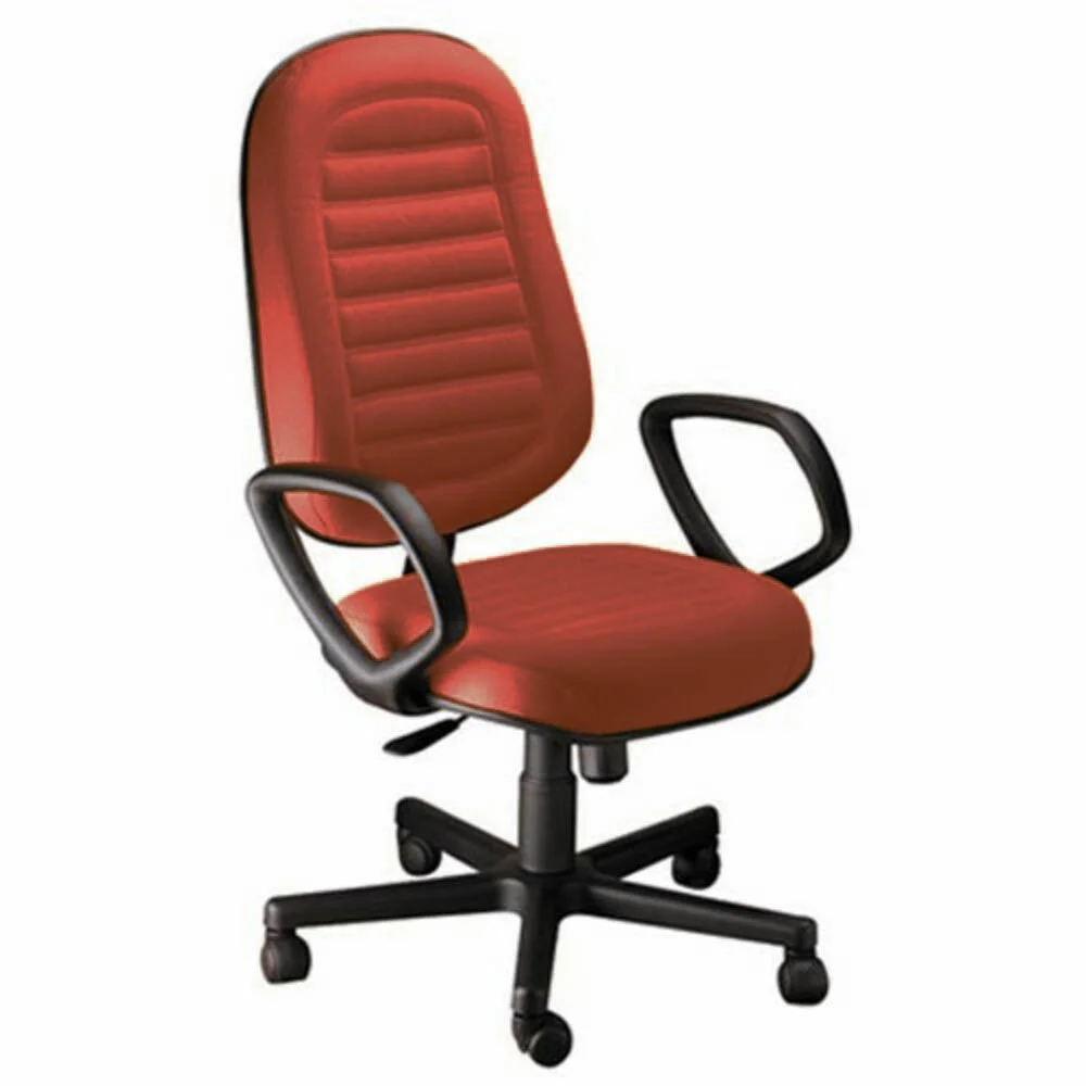 Cadeira Para Escritório Presidente Gomada Linha Blenda Vermelho