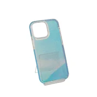Capa De Glitter Furta Cor Para Iphone 14 Pro Max Cor:azul