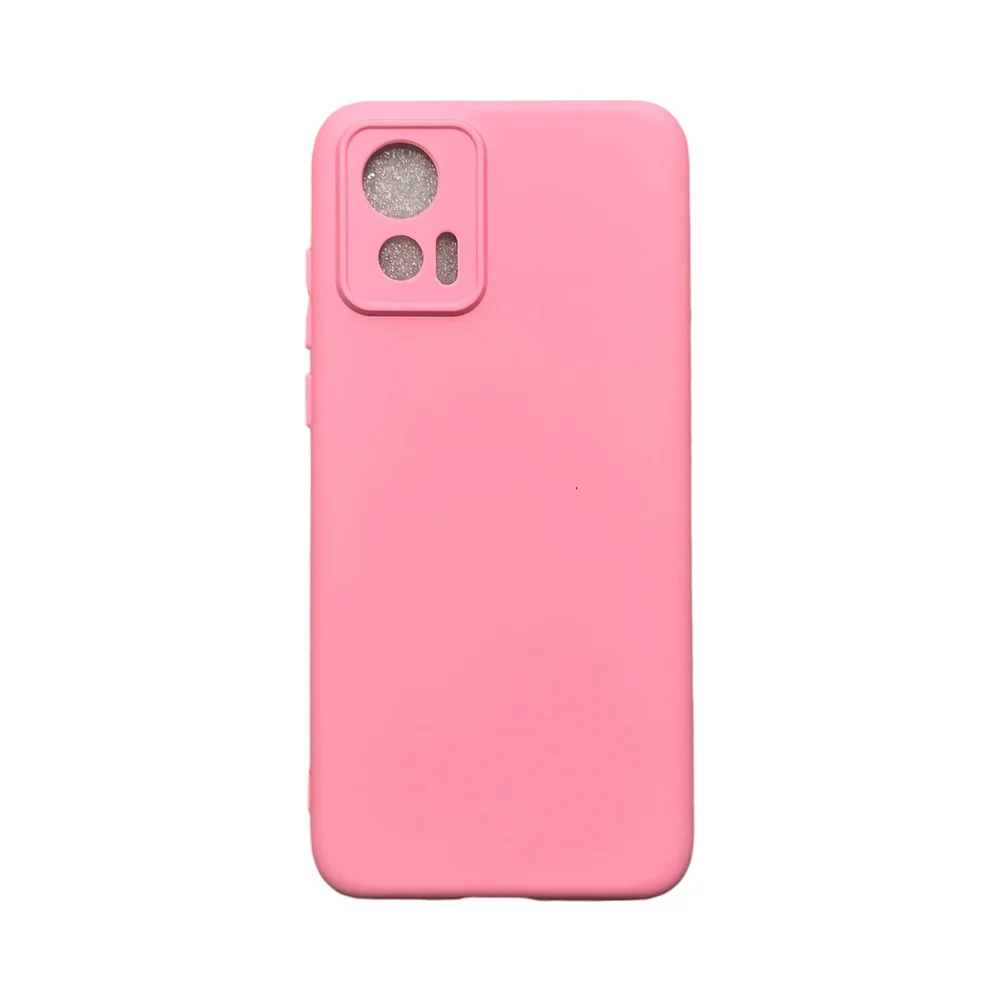 Capa Moto Edge 30 Neo Silicone Aveludada Protege Câmera Colorida Capinha Anti Impacto Moto Edge 30 Neo:rosa Shock